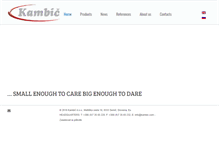 Tablet Screenshot of kambic.com